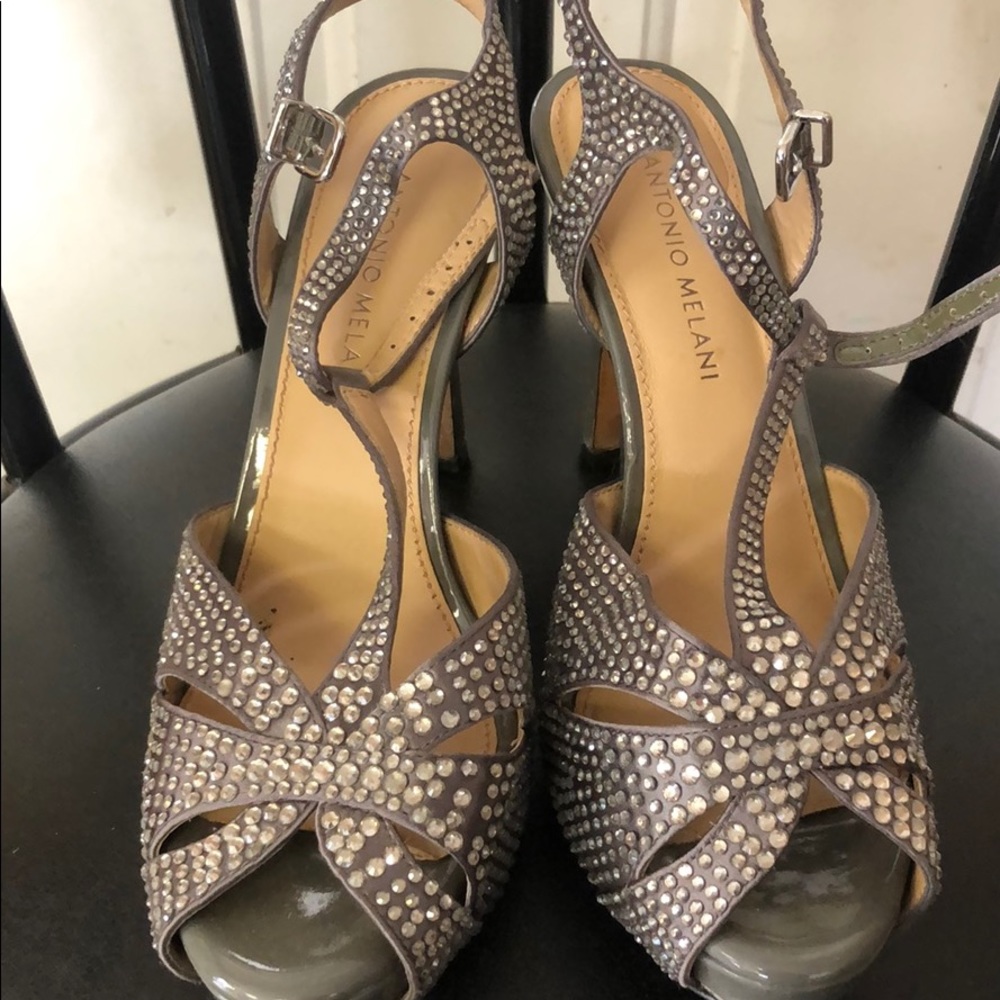 Silver heels